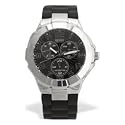 GUESS Black Rubber Strap Watch