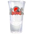 Cleveland Browns Flared Top Shooter Shot Glass - NFL Football Fan Shop Sports Team Merchandise