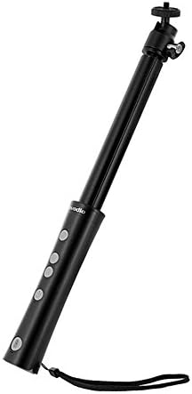Novodio Smart Self 3 in 1 Design Self-portrait Wireless Bluetooth 3.0 Smartphone Extendable Monopod Remote Camera Shooting Shuttter Built-in 2600mAh External Battery Pack Charger For Apple iPhone 6/ iPhone 6 Plus/ iPhone 5 5s/ Samsung Galaxy Mobile phones and other iOS / Andriod Phones