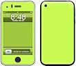 Solid State Lime Design Decorative Skin Decal Sticker for Apple 3G iPhone/ Apple iPhone 3GS 3G S