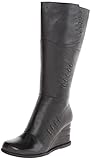 Miz Mooz Women's Brinley Extended Calf Riding Boot, Black, 10 M US