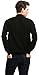 Citizen Cashmere Men's Mock Turtle Neck Sweater - Pure Cashmere Long Sleeve Slim Fit Knitted Pullover Casual Black