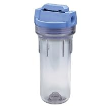 Culligan HF-360A Whole House Sediment Filter Clear Housing with P5, 5 Micron Poly Spun Sediment Filter Cartridge Included