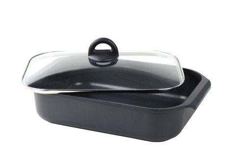 Elo 82741 Rechteckbräter Galaxy mit Glasdeckel 40 x 26 cm