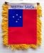 Western Samoa - Window Hanging Flags