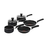 from TEFAL Tefal Non-Stick 5 Pce saucepan/Cookware Set Grey Colour