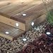 Gardman Low Voltage Deck Lights - Silver/White