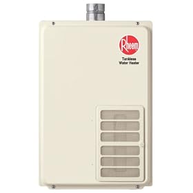 Rheem Tankless Water Heater RTG-53PVP, Indoor Use