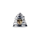 Eve's Addiction Golden Honey Bee Hive Bead - Pandora Bead & Bracelet Compatible