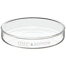 Corning Pyrex Borosilicate Glass Petri Dish, with Bottom