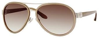 Petite Womens Clothes : Jimmy Choo Sunglasses 0WUM Beige Gold (JD brown gradient lens) Size 6115 Cheap