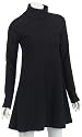 American Apparel Womens Interlock Turtleneck Tent Dress