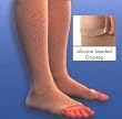 232N UNISEX Thigh High OPEN TOE Sigvaris Cotton 20-30mmHg