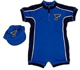 St. Louis Blues Infant Team Short Romper With Hat
