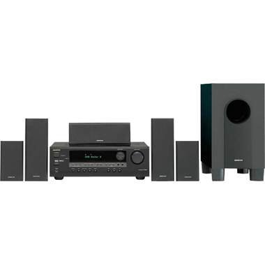 Onkyo HT SR600 Home theater audio system with 5 speakers and subwoofer Black