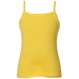 2B Real Toddler Little Girls Yellow Tank Top Tee Shirt 2T-16