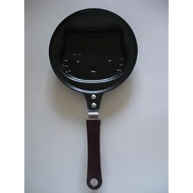 Hello kitty pancake mould frying pan + hello kitty bath towel