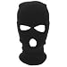 Balaclava STURMHAUBE Sturmmaske 3 Loch schwarz