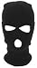 Balaclava STURMHAUBE Sturmmaske 3 Loch schwarz
