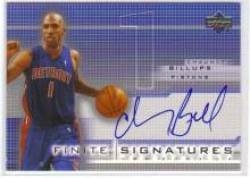2003-04 Upper Deck Finite Signatures #B1 Chauncey Billups - Detroit Pistons (Autographed) (Basketball Cards)