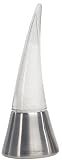 T&G Sorcerers Hat Stainless Steel and Acrylic 20cm Salt Mill with CrushGrind Mechanism