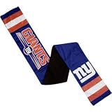New York Giants Jersey Scarf With Inside/Hidden Pocket 60" By 7"