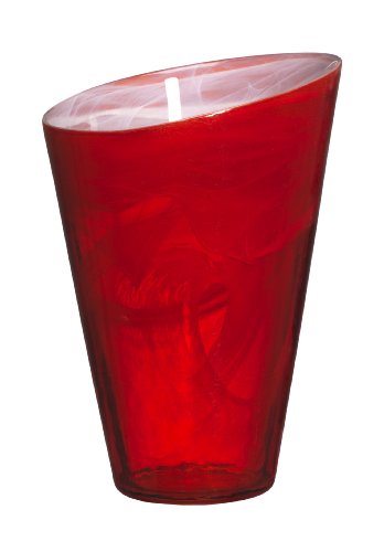 Orrefors Sea Candy Vase Red