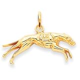 14k Greyhound Charm