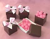 Mini Cube Boxes - Brown (Set of 288) - Baby Shower Gifts & Wedding Favors