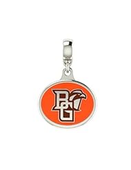 Bowling Green Falcons Collegiate Drop Charm Fits Most European Style Bracelets Including, Chamilia, Zable, Troll and More. High Quality Charm in Stock for Immediate Shipping.