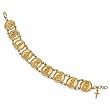 14kt Yellow Gold Traditional Saints Gold Bracelet