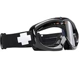 Spy Targa Motorcycle Goggles Black Shiny Frame w/Clear AF Lens