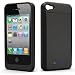 uNu Power DX External Protective Battery Case for iPhone 4S & 4 (Matte Black, Fit All Models iPhone 4 & 4S)
