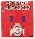 Ohio State Buckeyes Light Switch Covers (double) Plates LS12005