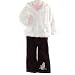 Toddler Little Girls Fall Clothes WHITE POODLE Jacket Outfit BT KIDS Girl 2T-6X