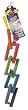 Pink Parrot&reg; Kladders&reg; Chewable Ladder for Parakeets, Cockatiels & Other Small Birds