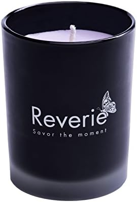 Reverie Lavender Scented Candle Black Edition - 19.4 Oz - Premium 100% Natural Hand Poured Soy Wax
