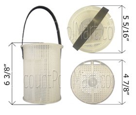 Pentair Challenger Pump Strainer Basket 355318 Pentair Challenger Pump Strainer Basket 355318
