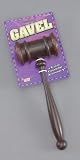 Forum Novelties 60183 Plastic Judge's Gavel