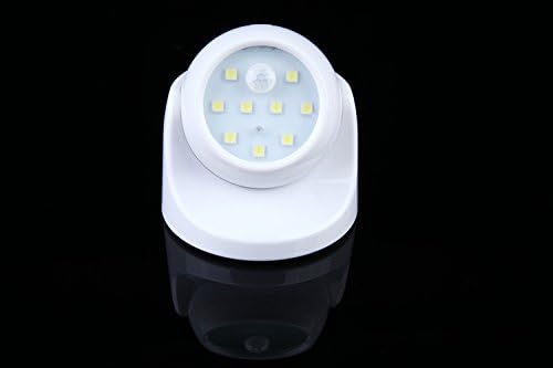Uelfbaby LED Night Light Magnetic Motion Activated Battery Operated with 8 LED and Dual Sensor