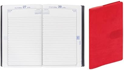 Exaclair Exacompte 2014 Journal 21 Compact Daily Desk Texas 5 1/4" x 8 1/4" (13 x 21 cm) Made in USA (Bright Blue)