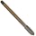 Dormer EP006H Powdered-Metal Steel Machine Spiral Point Threading Tap, Gold Oxide Finish, Round with Square End Shank, Plug Chamfer