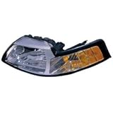 Left Driver Side Headlight Headlamp 01-04 Ford Mustang 01 02 03 04 2001 2002 2003 2004 Head Light Lamp Lights Lamps