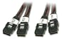 Internes doppeltes 2x 4 Mini SAS Kabel SFF8087, 1m