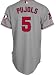 Albert Pujols Jersey: Los Angeles Angels #5 Grey Authentic Jerseys