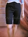 $595 New STELLA McCARTNEY Black Long Walking Shorts 44 10