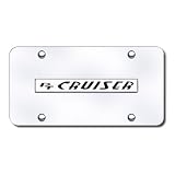 Chrysler PT Cruiser Logo Front License Plate by AU-Gold