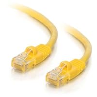 Cables To Go 22142 Cat5E 350 MHz Snagless Patch Cable, Yellow (50 Feet/15.24 Meters)