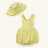 Ralph Lauren - Ralph Lauren Mesh Bubble and Hat Set - 3M Yellow