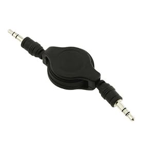 3.5MM Black Auxiliary Cable Cord for iPod/iPhone/Zune/Car Stereo/MP3